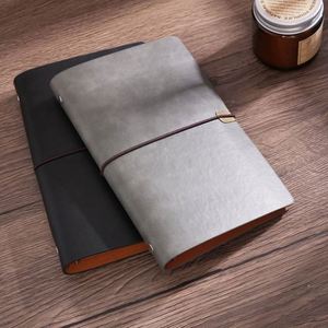 Diario de Cuero Recargable A6 Vintage Personalizado, Cuaderno de Tapa Blanda con Correa para Agenda de Negocios, Planificador de Viajes y Regalos Promocionales - Product Image 2