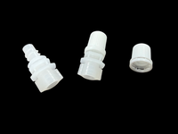 Bouchon de bec verseur compact en plastique avec sortie de 4,8 mm pour le conditionnement et la recharge de sachets souples, cosmétiques et emballages de boissons