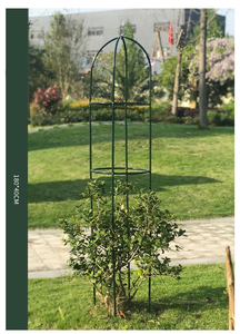 Soporte para Plantas DaringFish, Estilo Europeo, Columna para Balcón, para Plantas en Maceta, Rosas Trepadoras, Resistente a la Oxidación, Metal Recubierto de Plástico - Product Image 3