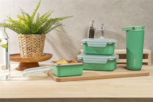 Récipients de stockage des aliments en acier inoxydable Boîte à lunch Bento isolée pour adultes - Product Image 2