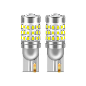 T10 White <b>Socket</b> LED Projector Bulb 54 LED Canbus Error-Free New W5W 3014 Lamp for 12V/24V Car Interior Focos T10 Led - Product Image 1