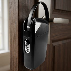 Travel Money Safe Box Combination <b>Lock</b> <b>Portable</b> Mini Security Case with Handle for Indoor Outdoor Use - Product Image 5