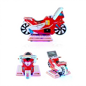 Équipement de jeu d'arcade de course de moto électrique pour enfants d'intérieur, en plastique PP, à monoplace, à monnayeur, du fabricant - Product Image 1