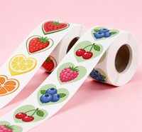 Autocollants circulaires personnalisés avec logo pour l'emballage des petites entreprises et les étiquettes d'expédition pour les bougies et les artisanats