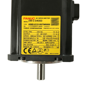 A06B-0115-B075 # 0008 BM 0.5/4000 Motor Servo AC Probado, Piezas de PLC FANUC - Product Image 2