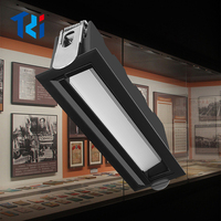 Spot encastré en aluminium pour vitrine de musée, éclairage mural et de plafond pour présentoirs