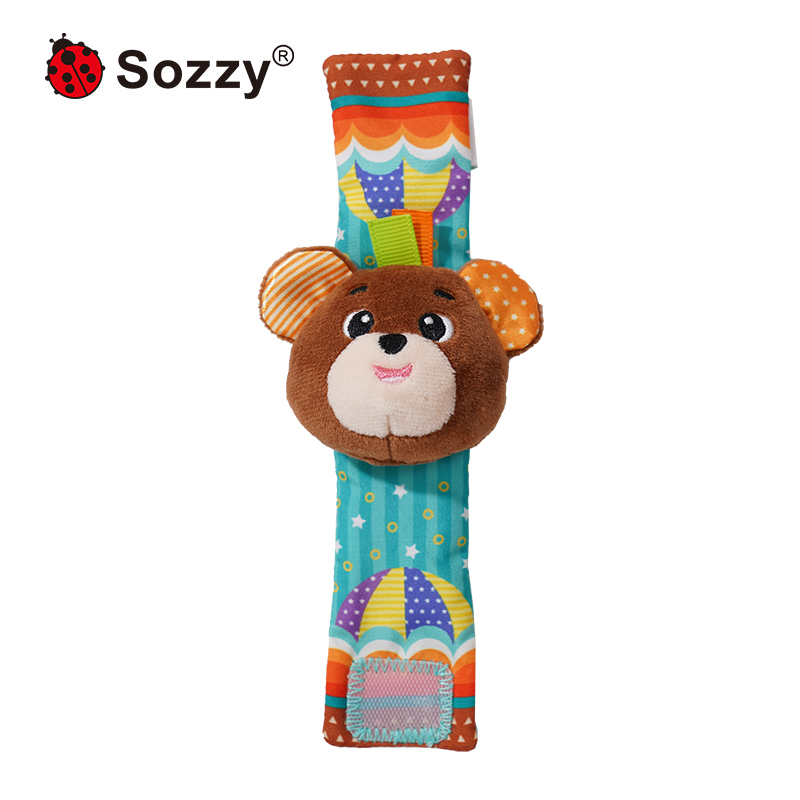 Correa de muñeca del traqueteo del oso