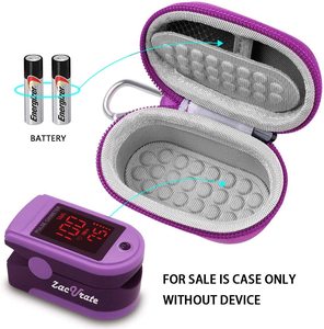 Custodia per pulsossimetro compatibile con Zacurate, Innovo, Vibeat, IHealth, per monitoraggio della saturazione di ossigeno nel sangue, custodia rigida per pulsossimetro - Product Image 4
