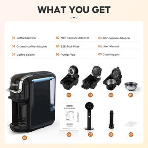 Machine à café à capsules automatique électrique Cafelffe 4-en-1 MK-603 20 bars Espresso chaud/froid Compatible Nes Original/DG/44 mm ESE - Product Image 6