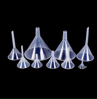 Yüksek kalite fabrika satış ucuz fiyat büyük veya mini plastik huni dağıtıcı pp plastik huniler 30MM ~ 150MM
