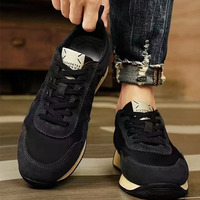 Chaussures Décontractées Homme en Gros : Baskets Légères et Confortables en Cuir et Tissu, avec Lacets, Idéales pour le Quotidien et le Streetwear