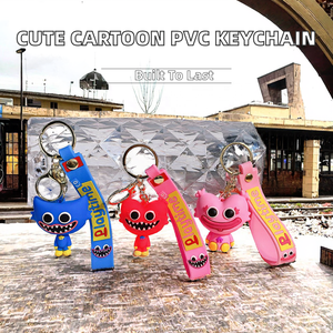 Porte-clés mousquetons multifonctions en caoutchouc 3D, mignons, écologiques, à bas prix, avec figurines <span class=keywords><strong>de</strong></span> <span class=keywords><strong>jeu</strong></span> <span class=keywords><strong>Poppy</strong></span> Playtime, non toxiques, vente en gros - Product Image 2