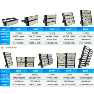 Đèn pha LED tháp 50000 <span class=keywords><strong>Lumens</strong></span> 50w 100w 150w 200w 250w 300w 400 Watt 500w 600w 800w 7070smd kèm phụ tùng - Product Image 2