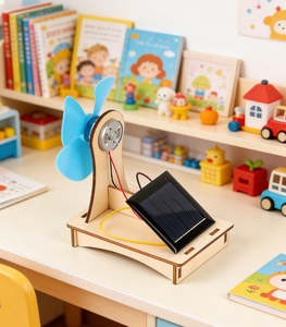 Ventilador Solar al por Mayor, Juguete <span class=keywords><strong>de</strong></span> Experimentación Científica, Kit Educativo DIY, Aprendizaje <span class=keywords><strong>de</strong></span> Física, Desarrollo Infantil - Product Image 5