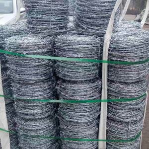 Alambre de Púas para Cercas en Venta, Alambre de Acero Inoxidable en Espiral con Borde Afilado, Barras de Hierro Marrones, Alambre de Púas para Cercas de Jardín - Product Image 2