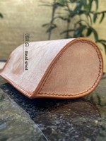 CHOU Shanghai Waterdrop Étui à lunettes double haut de gamme en cuir véritable durable, décontracté et simple, pour lunettes de soleil et de vue