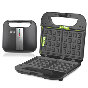 DSP Mini Waffle Maker 21.5Cm X 12.5Cm Non-Stick Cooking <b>Surface</b> Electric Kitchen Appliance - Product Image 1