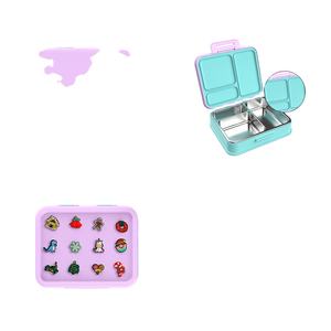 Aohea Easy Classic Design Rectangle Leak Proof Disposable 3 <b>Compartment</b> Container Plastic Bento <b>Box</b> - Product Image 3