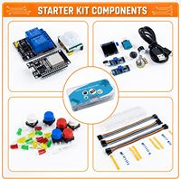 Kit de démarrage carte de développement ESP32 en stock avec WiFi, pour plateau de prototypage 830 points, capteurs, module relais, écran OLED – Kit électronique DIY