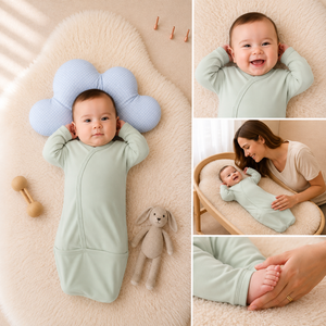 Combinaison Bébé Confortable en Bambou à Boutons Pression Manches Longues Vierge OEM Haute Qualité Prix de Gros Nouveau-né - Product Image 2