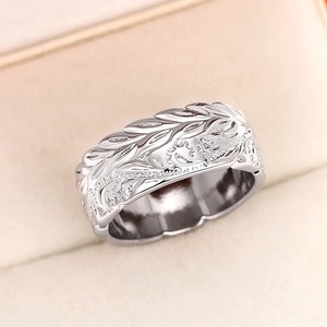 Anello Avvolgente con Foglie di Vite in Stile Europeo, Regalo per Anniversario di Matrimonio, Gioiello Unisex con Texture Vegetale - Product Image 3