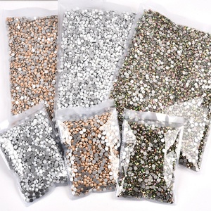 Strass en verre Oleeya à dos plat, non thermocollants, couleurs unies, tailles SS6-SS30, pour décorations de gobelets - Product Image 6