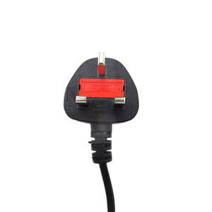 UK British 3 Prong Figure 8 C7 Right Angled AC <strong>Power</strong> Cord Cable <strong>Lead</strong> for TV Printers Cameras <strong>PS4</strong> PS3 13A Rated for Computer - Product Image 2