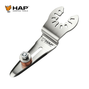 Accessoires pour outils <span class=keywords><strong>MultiMaster</strong></span>, lame de coupe droite en acier inoxydable avec butée de profondeur rigide, conception en Z pour des coupes nettes et lisses - Product Image 1