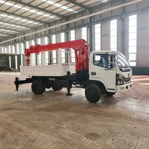 Grue polyvalente montée sur camion, petite remorque, capacité 8,2 m, hauteur de levage, construction en acier, moteur inclus - Product Image 4
