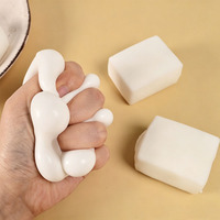 Vente en gros usine : Mini jouet à presser en forme de cube blanc pur, super doux, à remontée lente, effet beurre, pour le soulagement du stress quotidien au bureau, pour tous les âges