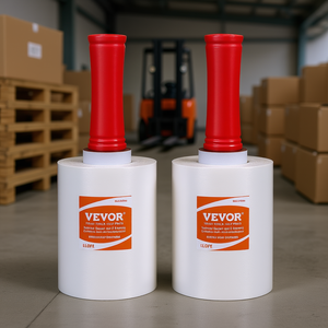 Rouleau de film étirable Vevor 5 pouces x 1000 pieds, 80 gauge, LLDPE, résistance industrielle, pour poignées, lot de 2 - Product Image 2