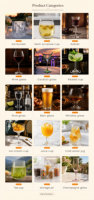 Nouveautés tendance : Verres à martini, liqueur et dessert en verre transparent personnalisables de 190 ml pour usage en bar