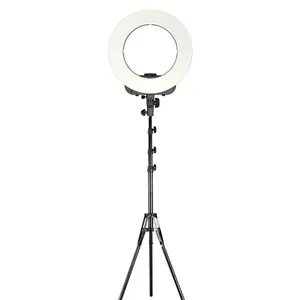 Triopo 14 inç stüdyo halka video fotoğraf kamera telefonu için selfie led ışık işık hediye