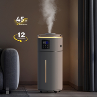 Purificateur d'air et humidificateur à ultrasons 20L Filtre à haute efficacité Humidificateurs commerciaux Humidificateurs d'hôtel à brume chaude pour grandes pièces