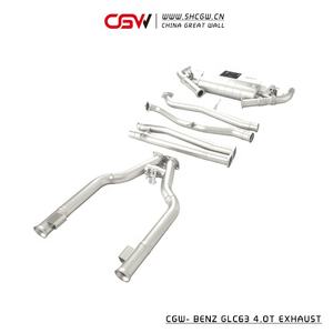 Klanten Gewenste Stijlen Uitlaat Catback Tips Met Gebaar Klepbediening Voor Mercedes Benz GLC63 4.0T Uitlaat Tips - Product Image 2