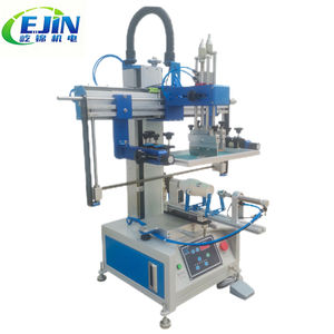 Imprimante à écran pour bouteilles semi-automatique cylindrique avec enregistrement des couleurs - Product Image 1