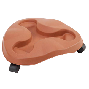 Soucoupe à roulettes 'CLOVER' 38x38x3h cm - Product Image 1