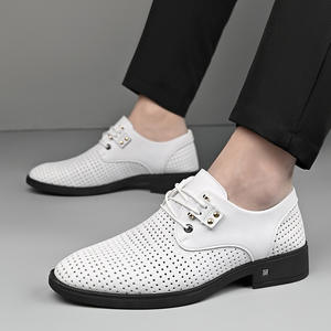 Sandales en cuir formelles pour hommes, été 2025 |   Sabots en cuir décontractés de style coréen pour hommes - Product Image 2
