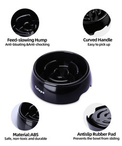 Suprimentos para Animais de Estimação por Atacado, Tigela Plástica para Cães com Design Espiral Anti-Gulping, Grau Alimentício para Cães de Raças Grandes, Médias e Pequenas - Product Image 5