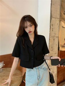 이신 여성 정장 세트 반팔 오피스룩 비즈니스 수트 솔리드 컬러 - Product Image 2