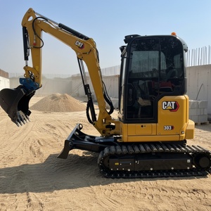 Mini-excavatrice d'occasion Cat303.5E d'origine, CAT302, CAT302.5, CAT303, hydraulique sur chenilles, 3 tonnes, moteur PLC, matériel d'occasion - Product Image 1