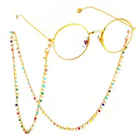 HOVANCI yeni moda trendi çok renkli boncuk gözlük aksesuarları renkli boncuklu kolye gözlük zinciri kayışı büyükanne