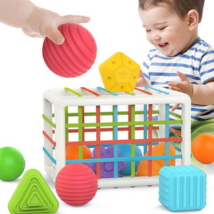 Cube de tri de formes Montessori pour bébés de 6 à 12 mois, blocs colorés, motricité fine, apprentissage précoce, jouet éducatif, cadeau - Product Image 2
