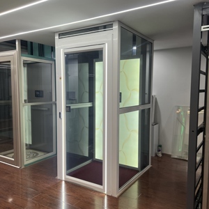 Kommerzieller Elektrischer Aufzug für Zuhause 4-6 Personen 400kg 450kg 600kg Traktions-Personenaufzug 3-Etagen Wohnhaus-Villa-Lift - Product Image 3