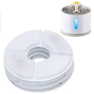 Фильтр фонтана для питьевой воды с активированным углем, автоматический дозатор воды для домашних животных, угольный фильтр