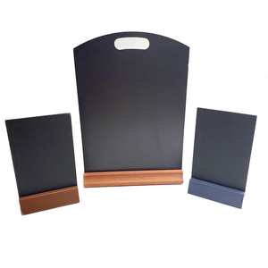 Porte-<span class=keywords><strong>Menu</strong></span> de <span class=keywords><strong>Restaurant</strong></span> en bois, <span class=keywords><strong>tableau</strong></span> d'affichage, <span class=keywords><strong>noir</strong></span>, bureau, nourriture - Product Image 1