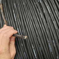 Kabel Pompa Submersible Huaqi JHS 4x1mm 4 Core IP67 Tahan Air, Kabel Karet untuk Pompa Air Mancur Akuarium Kecil dan Pompa Drainase