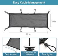 Kit de gestion des câbles sous le bureau, grande capacité, pour accessoires de maison, vente en gros, Ningbo