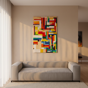 Venta Directa <span class=keywords><strong>de</strong></span> Fábrica, Madera con Diseño Personalizable, Color Degradado, Pintura Decorativa en Madera, <span class=keywords><strong>Arte</strong></span> <span class=keywords><strong>de</strong></span> Pared Hecho a Mano para Decoración del Hogar - Product Image 1