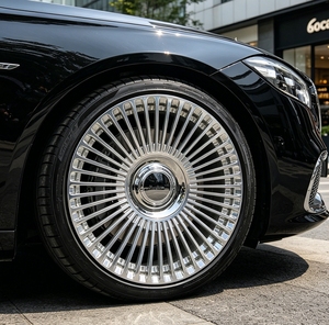 Rueda de Aleación Fundida RKR de <span class=keywords><strong>17</strong></span> Pulgadas 5x120, Ligera, para Conducción Cómoda, para Autos Familiares, con <span class=keywords><strong>Tapacubos</strong></span> - Product Image 1